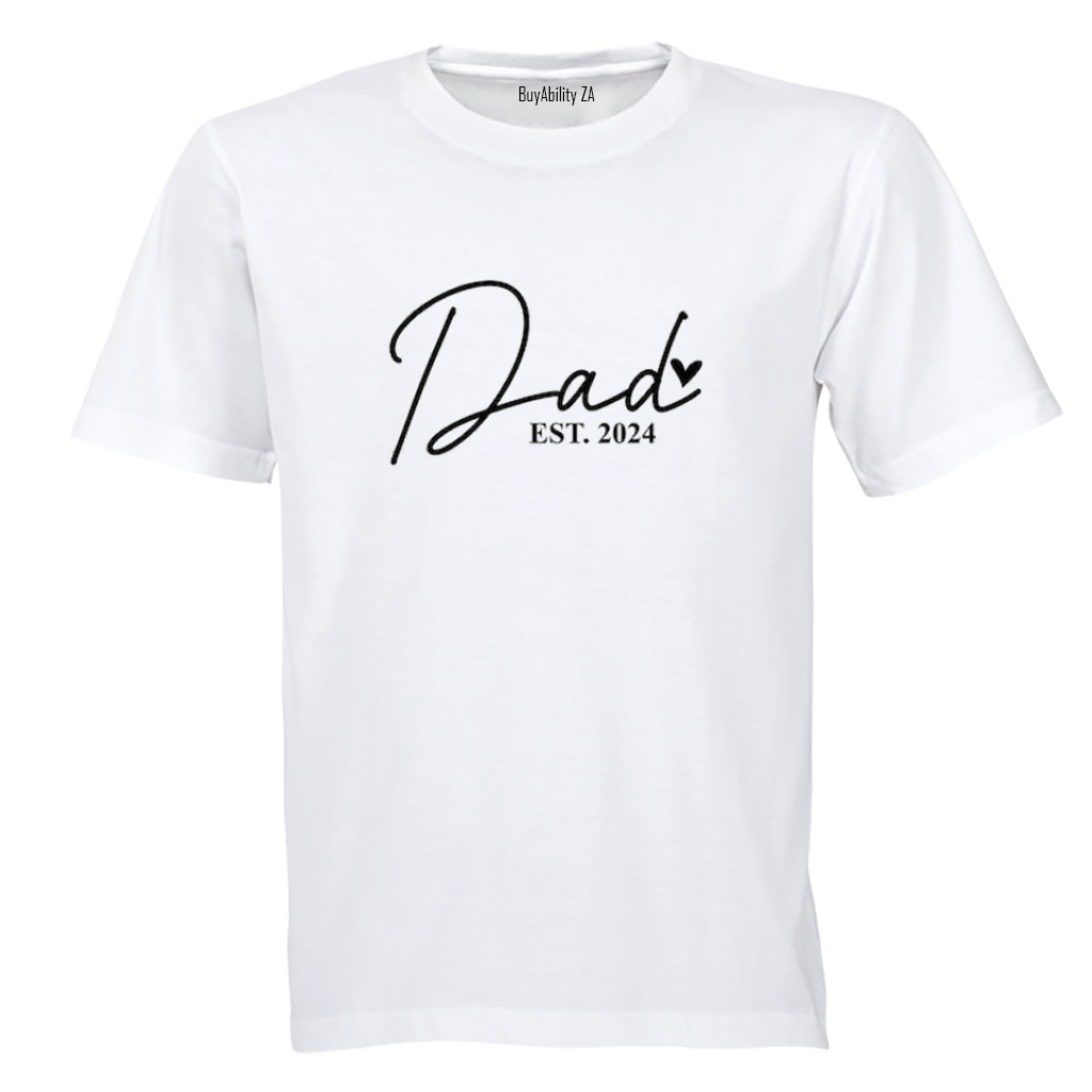 Dad 2024 - Heart - Adults - T-Shirt