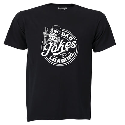 Dad Jokes Loading - Circular - Adults - T-Shirt