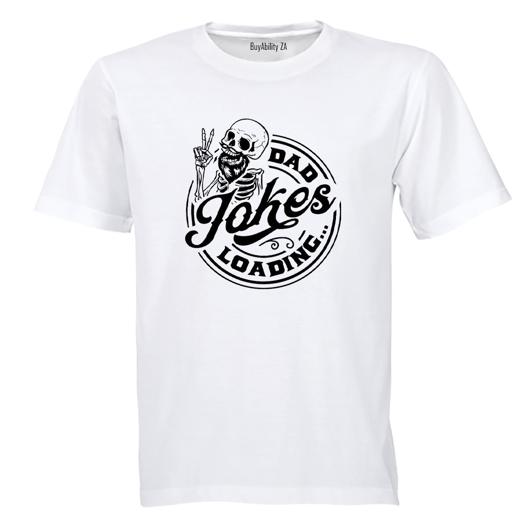 Dad Jokes Loading - Circular - Adults - T-Shirt