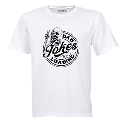 Dad Jokes Loading - Circular - Adults - T-Shirt