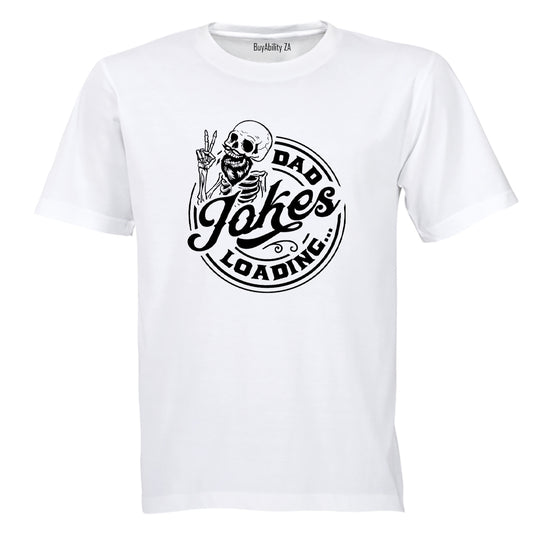 Dad Jokes Loading - Circular - Adults - T-Shirt
