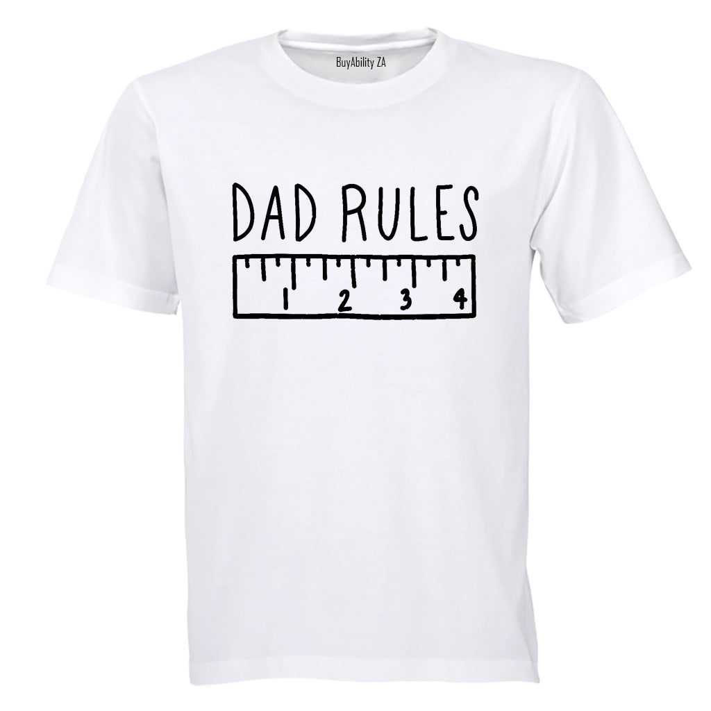 Dad Rules - Adults - T-Shirt - BuyAbility