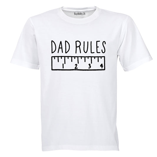 Dad Rules - Adults - T-Shirt - BuyAbility
