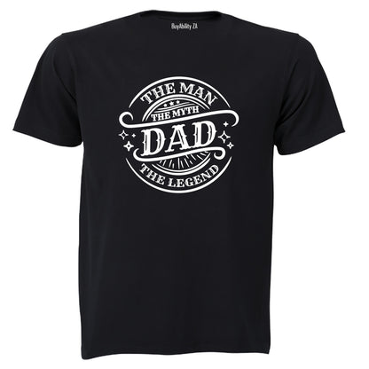 Dad The Man Myth Legend - Adults - T-Shirt - BuyAbility South Africa