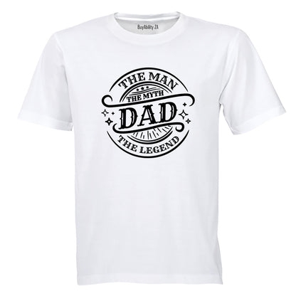 Dad The Man Myth Legend - Adults - T-Shirt - BuyAbility South Africa