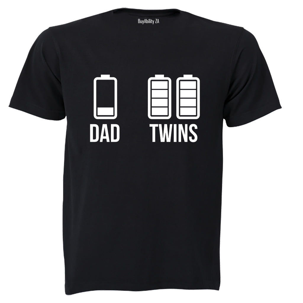 Dad vs. Twins - Adults - T-Shirt - BuyAbility