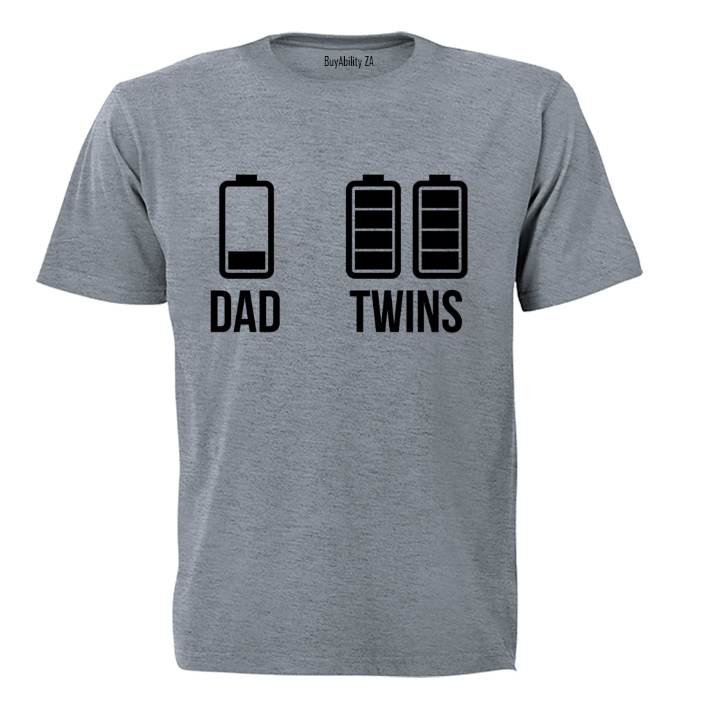 Dad vs. Twins - Adults - T-Shirt - BuyAbility