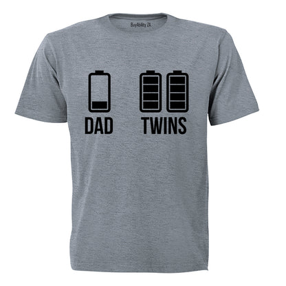 Dad vs. Twins - Adults - T-Shirt - BuyAbility