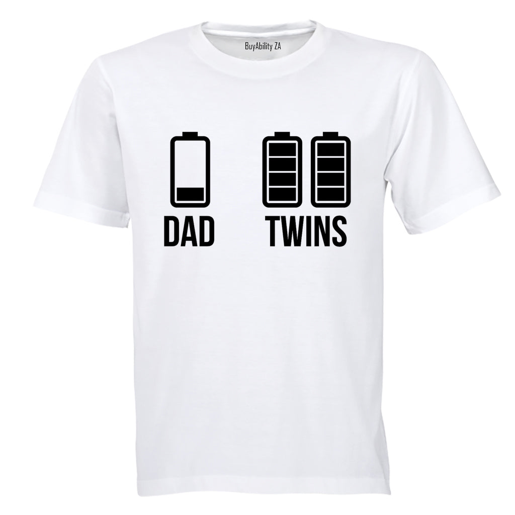 Dad vs. Twins - Adults - T-Shirt - BuyAbility