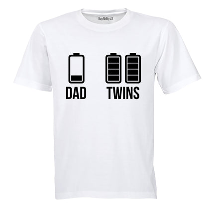 Dad vs. Twins - Adults - T-Shirt - BuyAbility