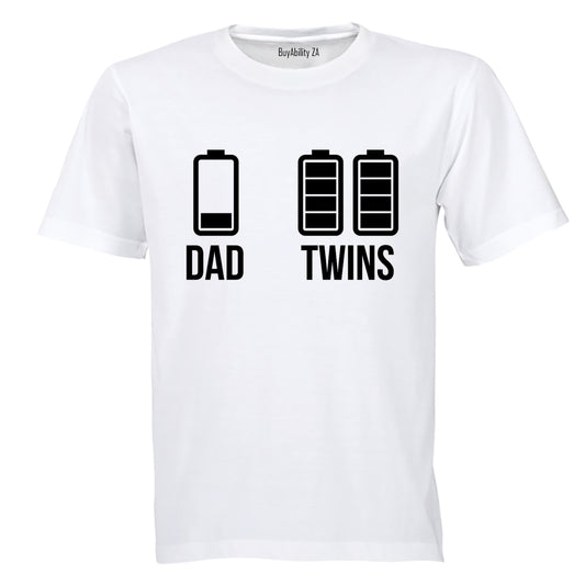 Dad vs. Twins - Adults - T-Shirt - BuyAbility
