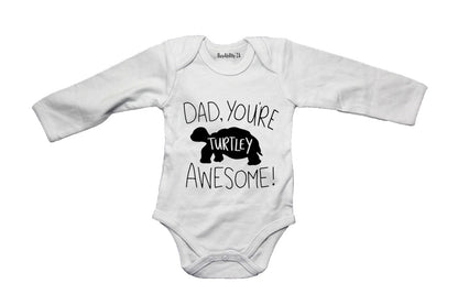 Dad, You're Turtley Awesome - Baby Grow