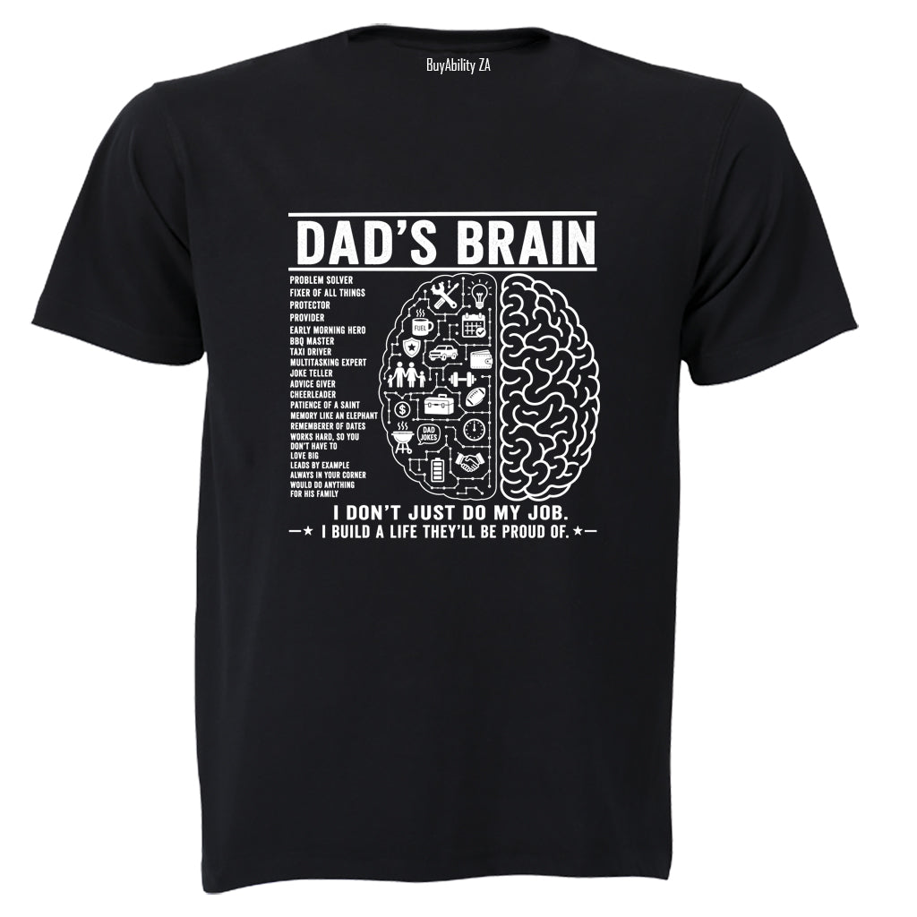 Dad's Brain - Adults - T-Shirt - BuyAbility South Africa