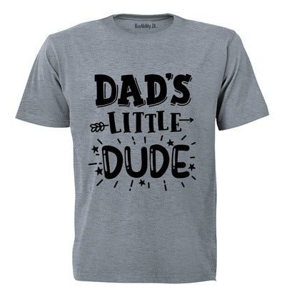 Dad's Little Dude - Bold - Kids T-Shirt