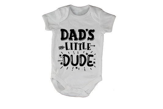 Dad's Little Dude - Bold - Baby Grow - BuyAbility South Africa