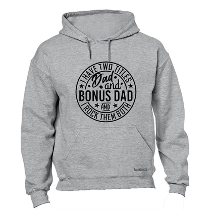 Dad and Bonus Dad - Hoodie - BuyAbility South Africa