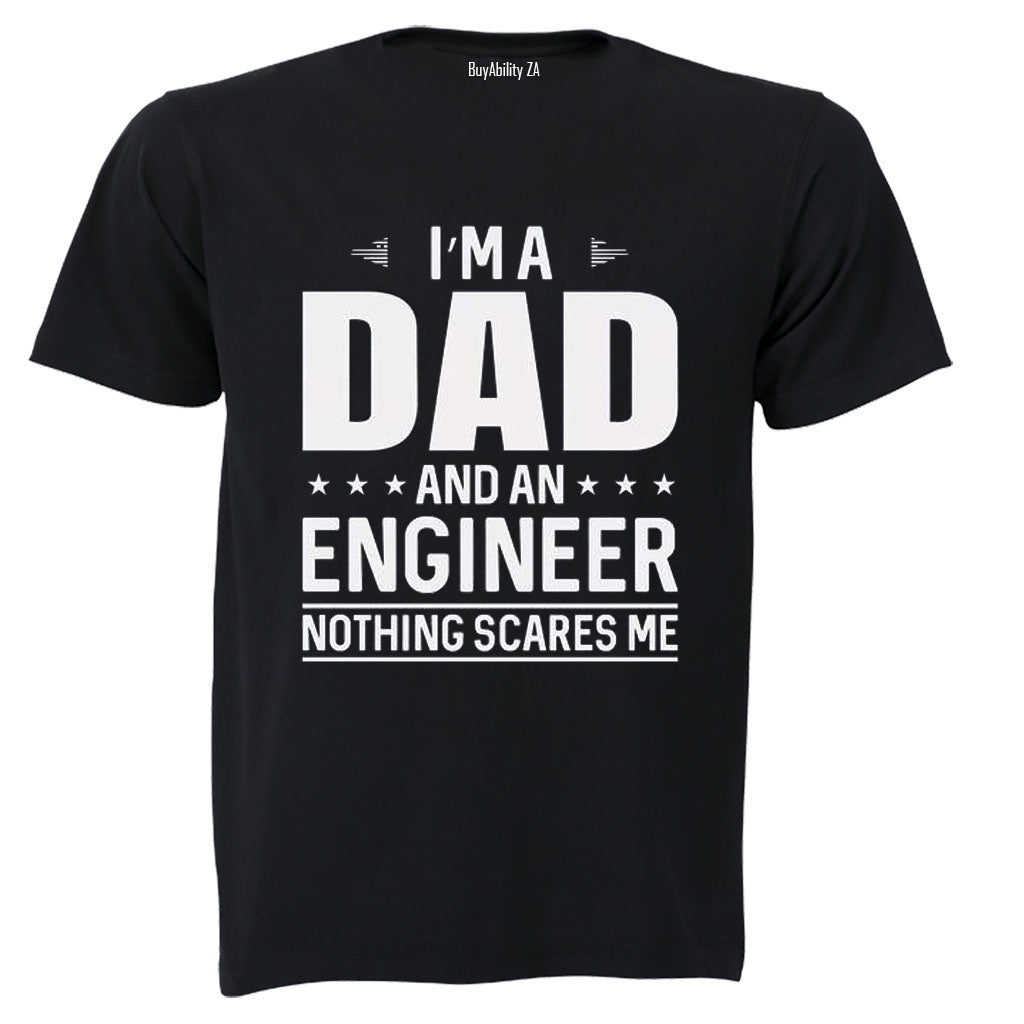 Dad and Engineer - Adults - T-Shirt - BuyAbility