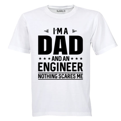 Dad and Engineer - Adults - T-Shirt - BuyAbility