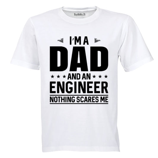 Dad and Engineer - Adults - T-Shirt - BuyAbility