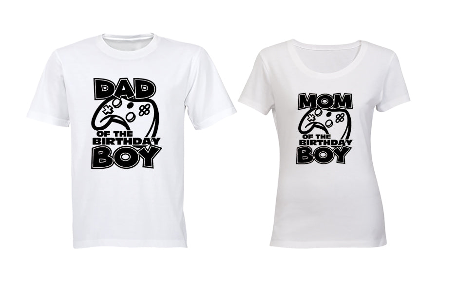 Dad & Mom of the Birthday Boy - Couples Tees