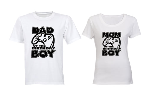 Dad & Mom of the Birthday Boy - Couples Tees