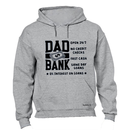 Dad Bank - Hoodie - BuyAbility South Africa