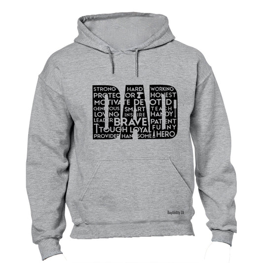 Dad Defined - Hoodie - BuyAbility South Africa