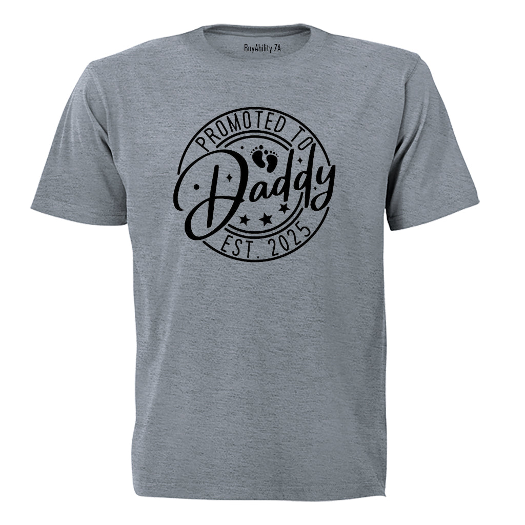 Daddy EST. 2025 - Circular - Adults - T-Shirt - BuyAbility South Africa