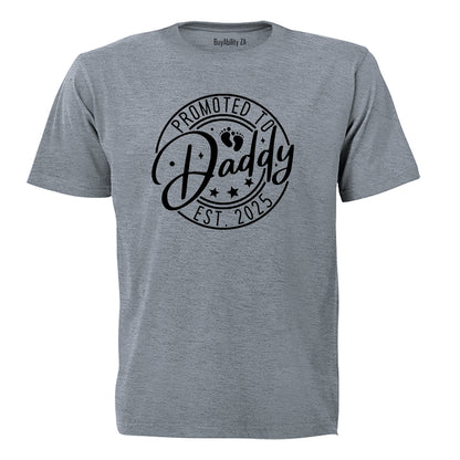 Daddy EST. 2025 - Circular - Adults - T-Shirt - BuyAbility South Africa