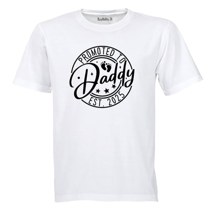 Daddy EST. 2025 - Circular - Adults - T-Shirt - BuyAbility South Africa