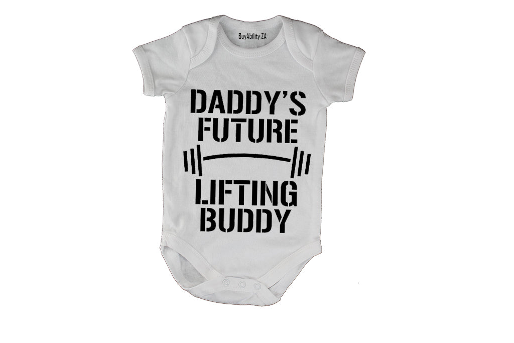 Daddy's Future Lifting Buddy - Baby Grow