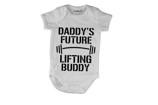 Daddy's Future Lifting Buddy - Baby Grow