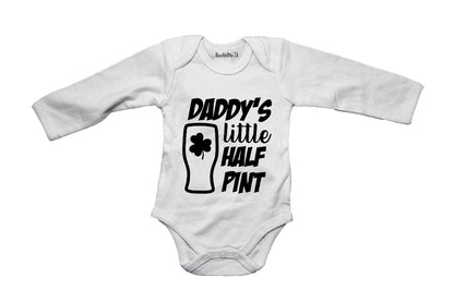 Daddy's Little Half Pint - St. Patricks Day - Baby Grow