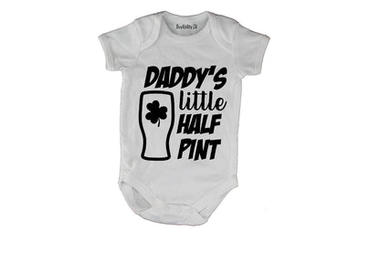 Daddy's Little Half Pint - St. Patricks Day - Baby Grow