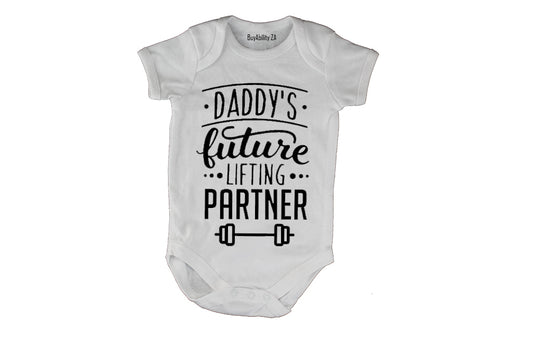 Daddy's Future Lifting Partner - Baby Grow