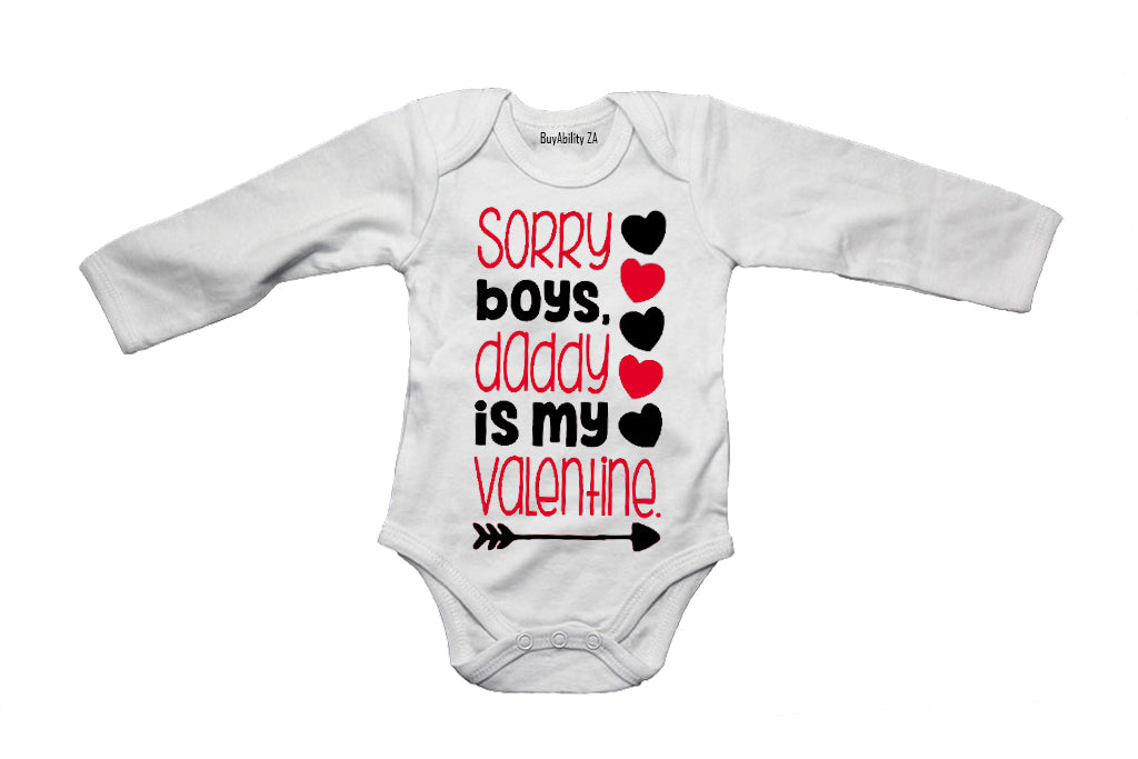 Daddy is My Valentine - Baby Grow