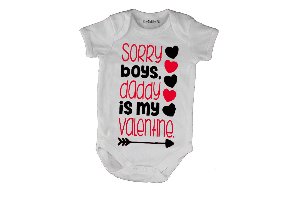 Daddy is My Valentine - Baby Grow