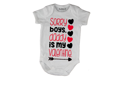 Daddy is My Valentine - Baby Grow