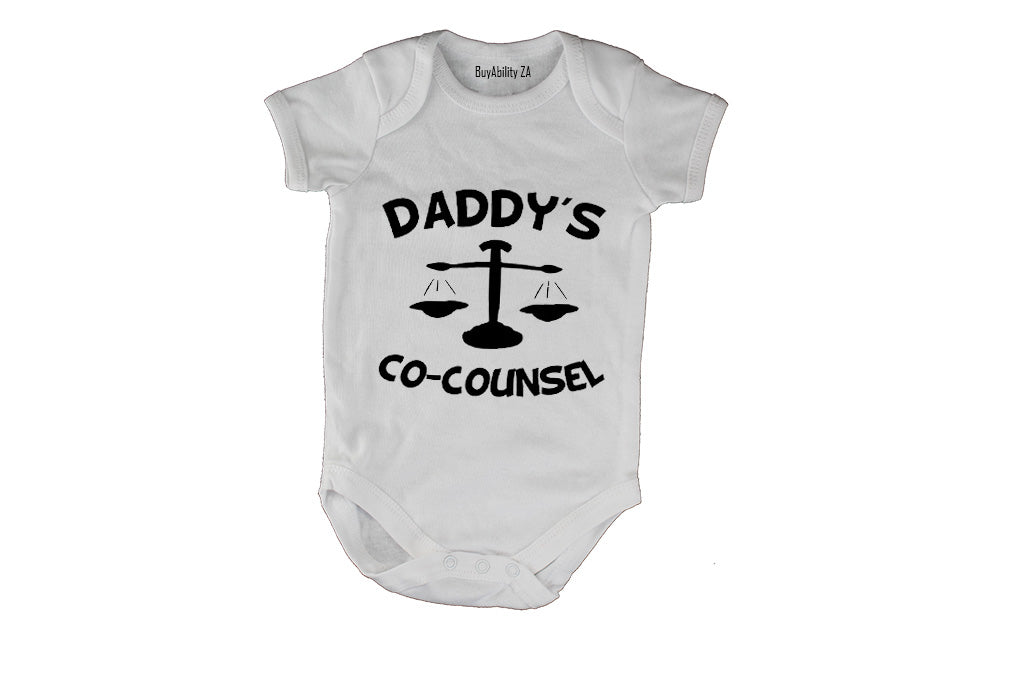 Daddy's Co-Counsel - Baby Grow