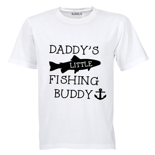 Daddy's Little Fishing Buddy! - Kids T-Shirt