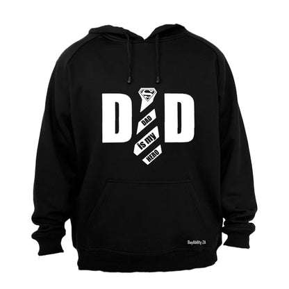 Dad Is My Hero - Tie - Hoodie