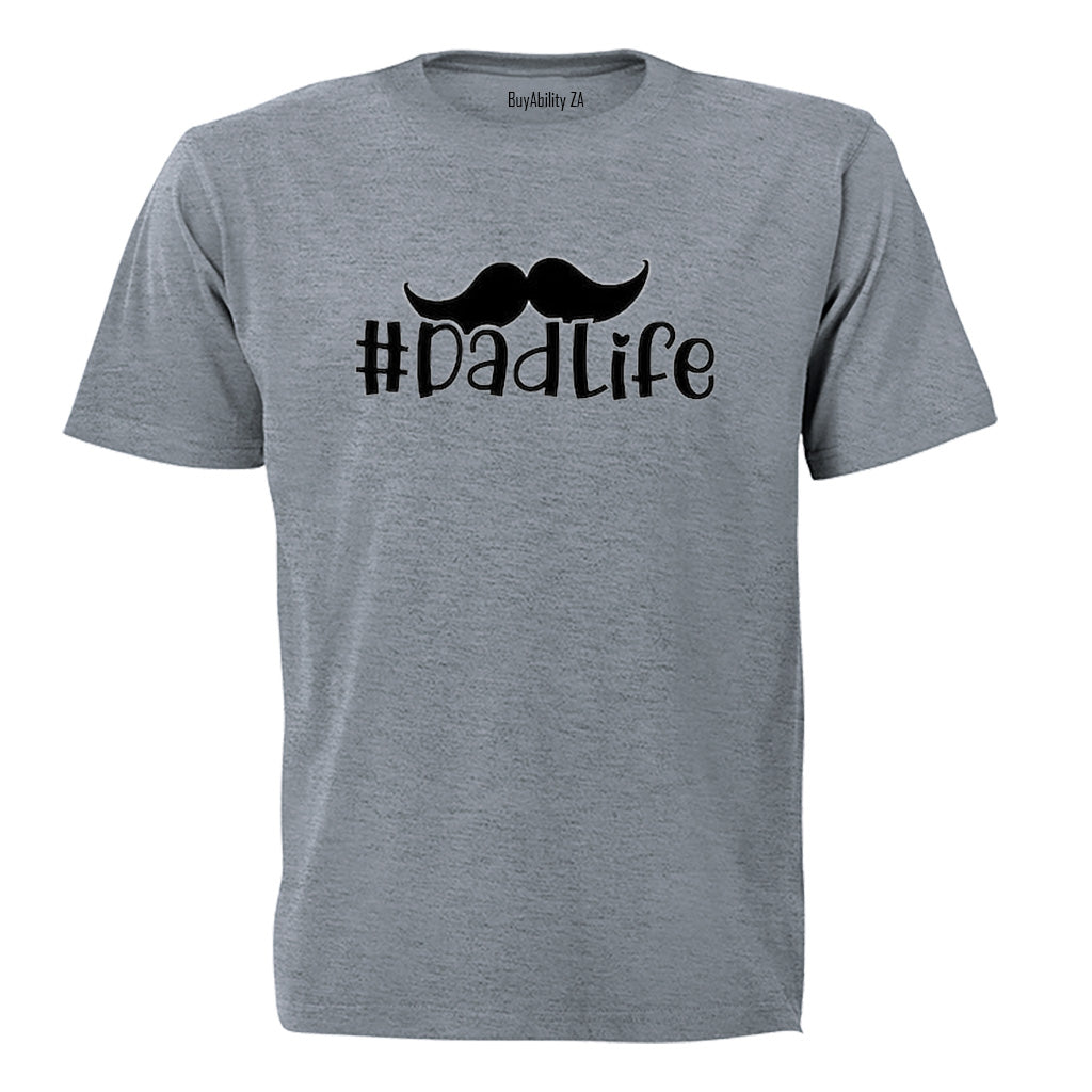 Dadlife Mustache - Adults - T-Shirt - BuyAbility South Africa