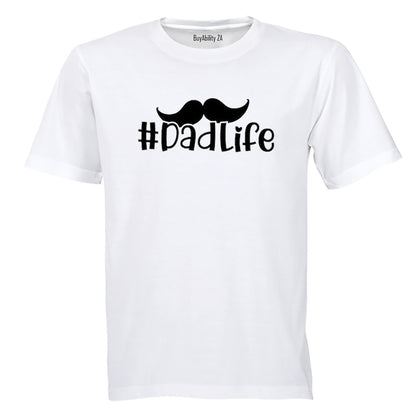 Dadlife Mustache - Adults - T-Shirt - BuyAbility South Africa