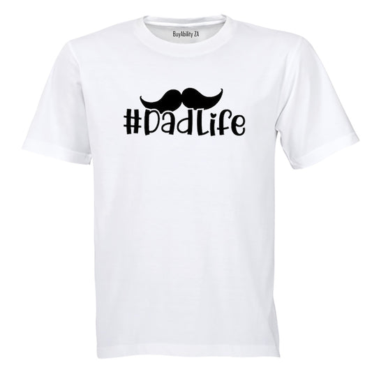 Dadlife Mustache - Adults - T-Shirt - BuyAbility South Africa