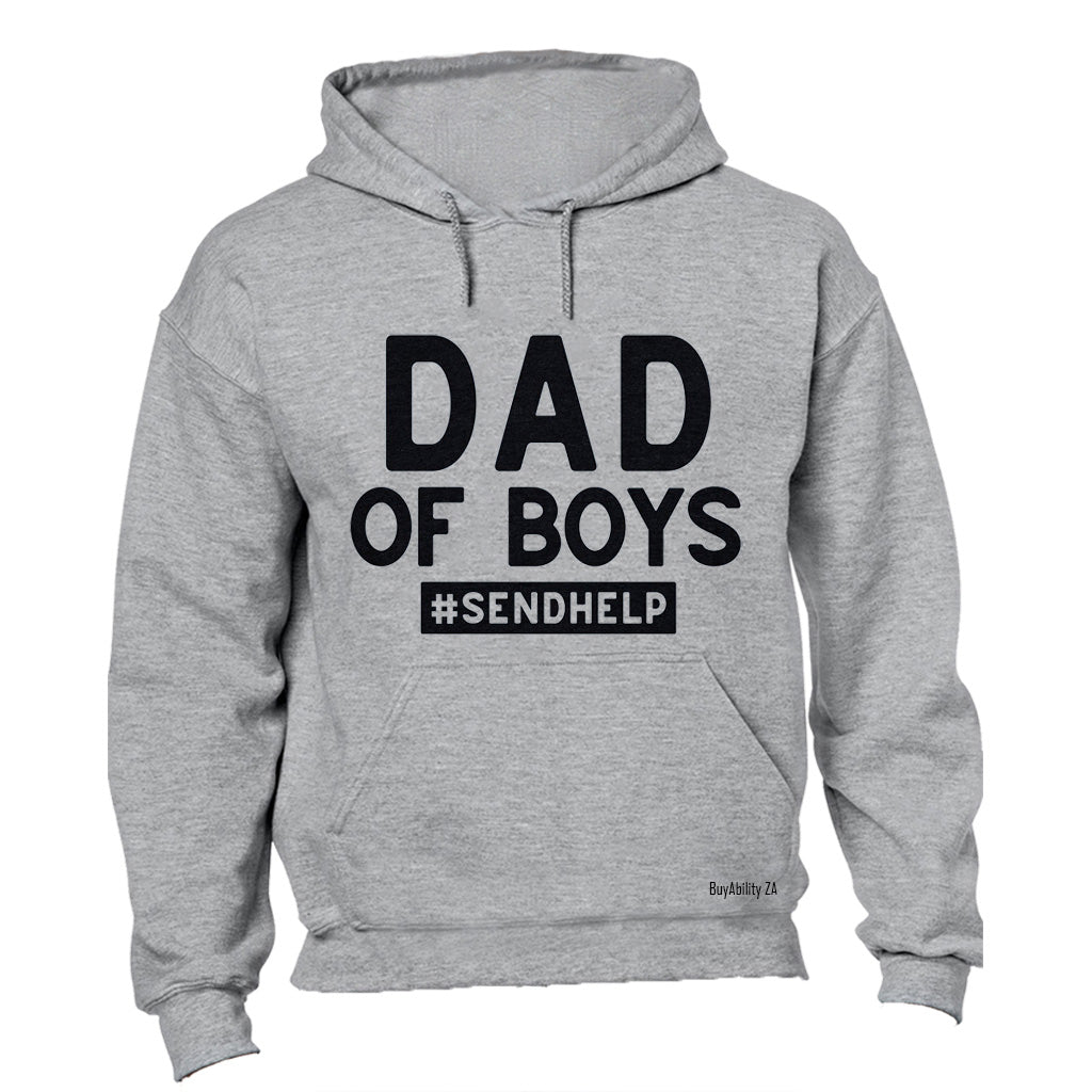 Dad of Boys - Help - Hoodie