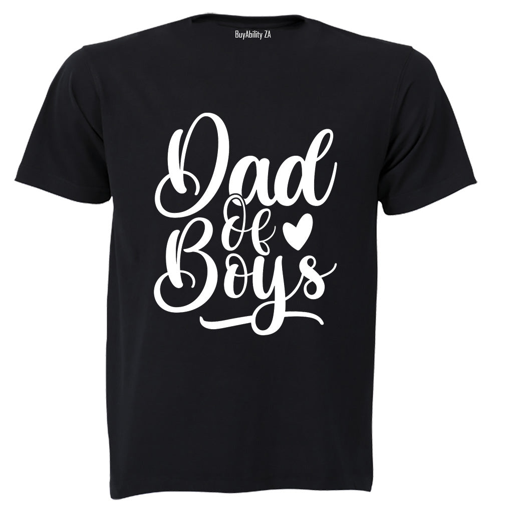 Dad Of Boys - Adults - T-Shirt