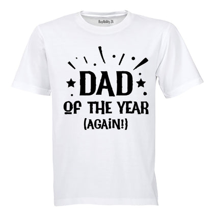 Dad of the Year - Again - Adults - T-Shirt