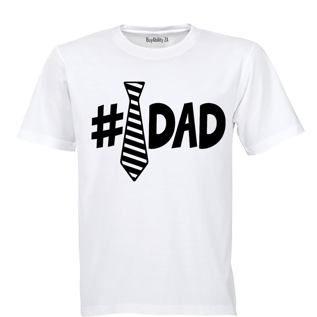 #Tie - Dad - Adults - T-Shirt - BuyAbility