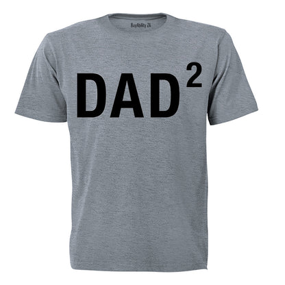 DAD to the Power of 2 - Adults - T-Shirt - BuyAbility
