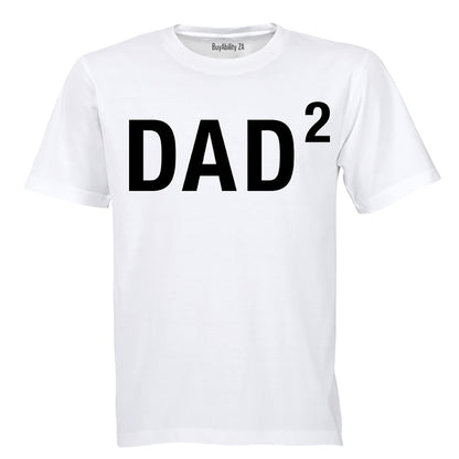 DAD to the Power of 2 - Adults - T-Shirt - BuyAbility